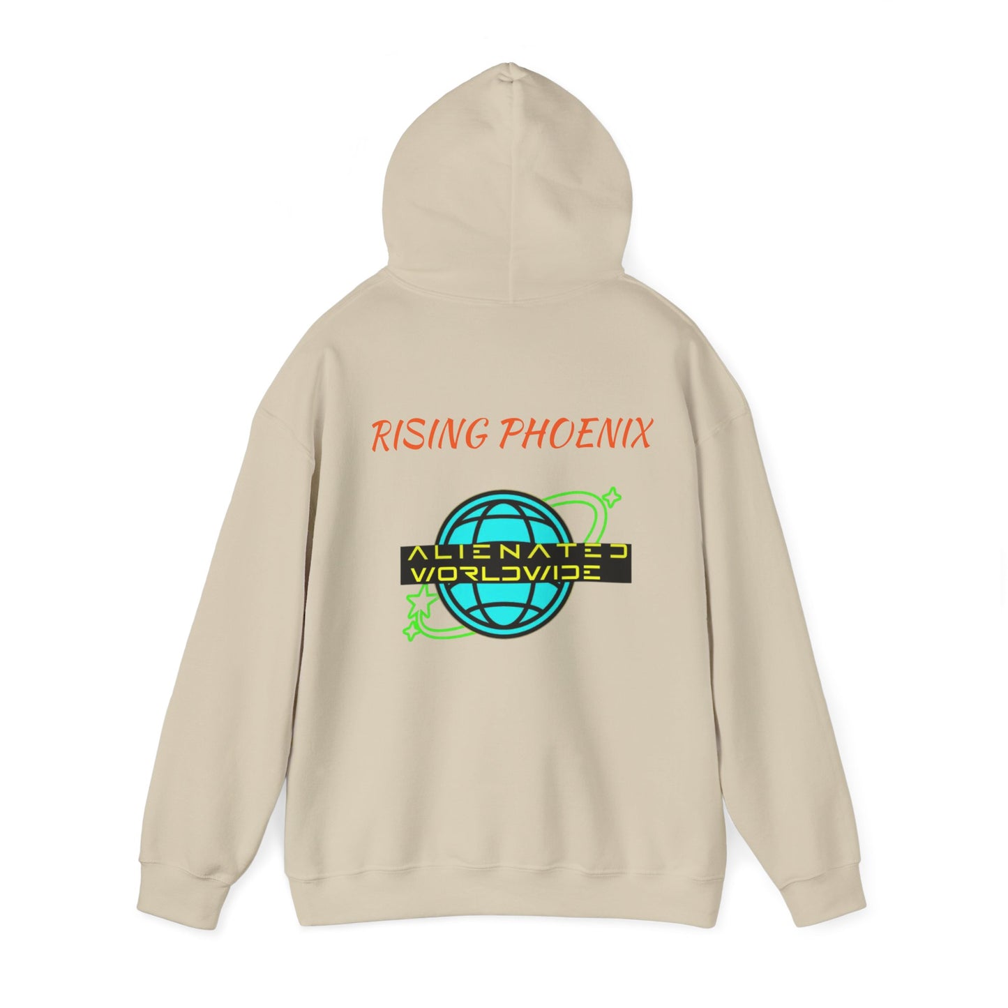 Rising angle Heavy Blend™ Hooded Sweatshirt