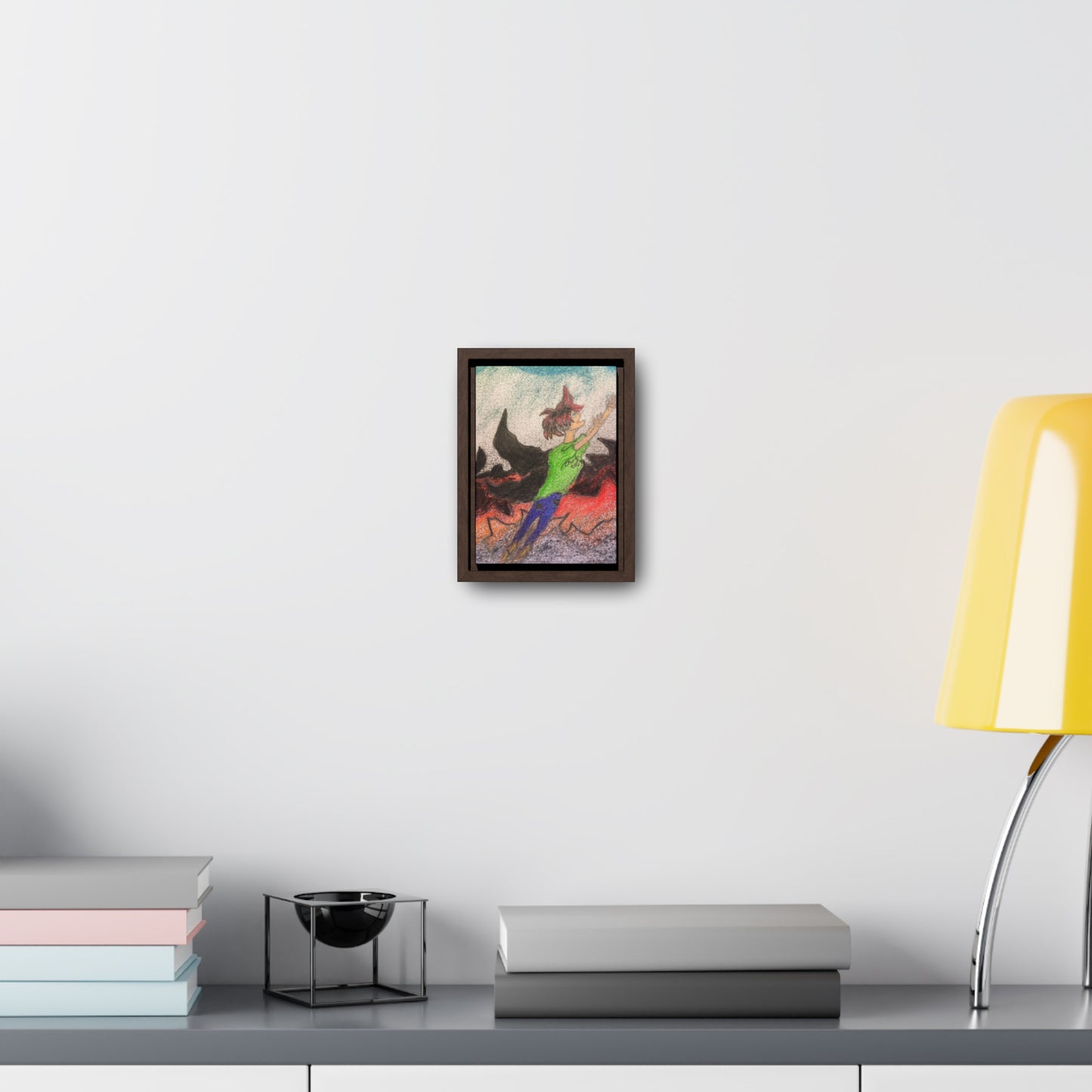 Rising phoenix Gallery Canvas Wraps, Vertical Frame