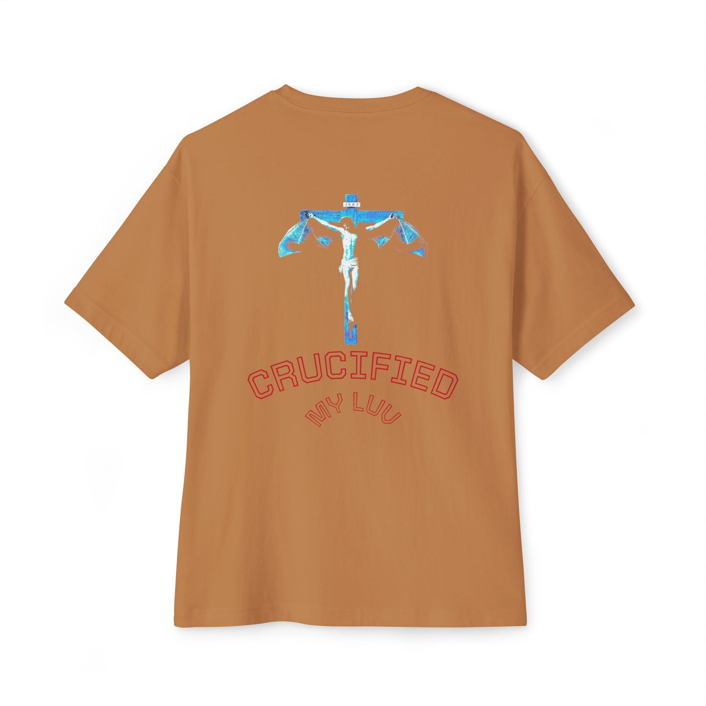 Bat Jesus Casual Oversized T-Shirt, Streetwear, for Him/Her