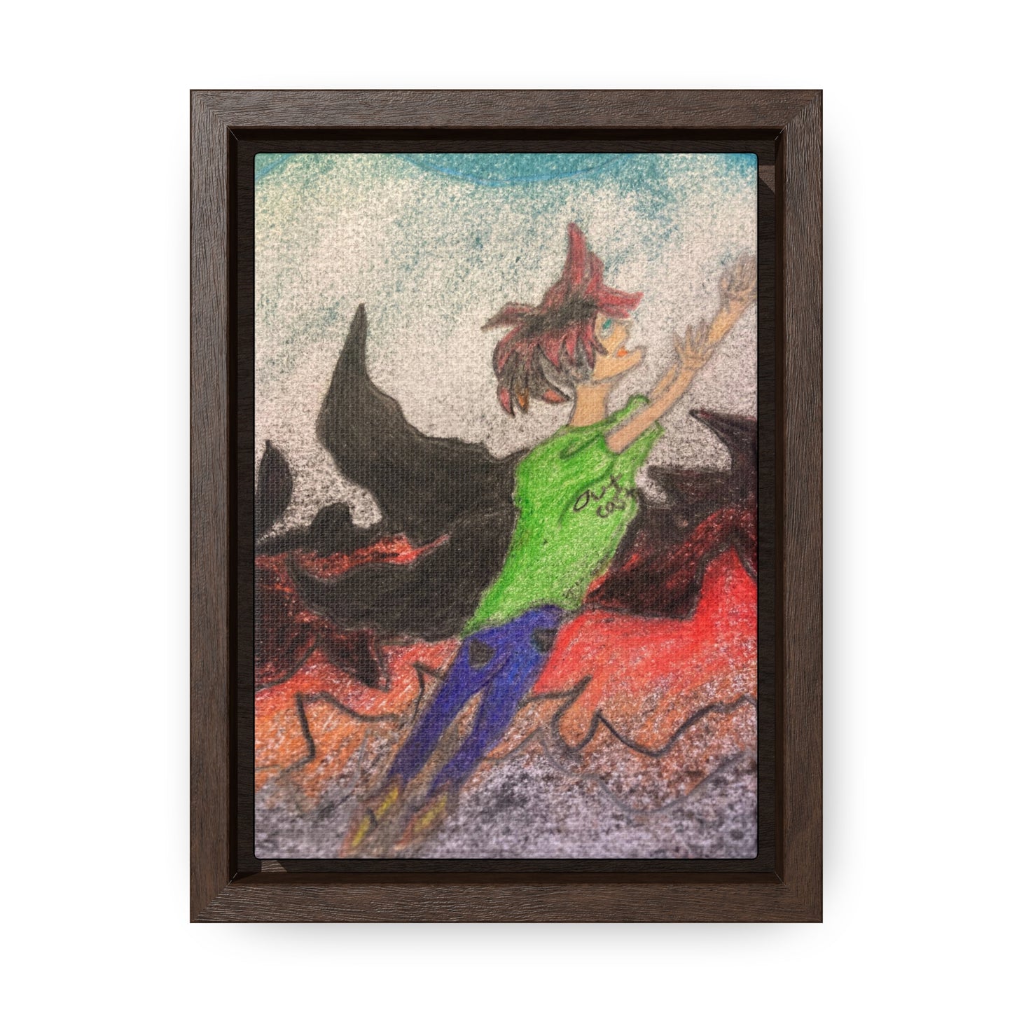 Rising phoenix Gallery Canvas Wraps, Vertical Frame