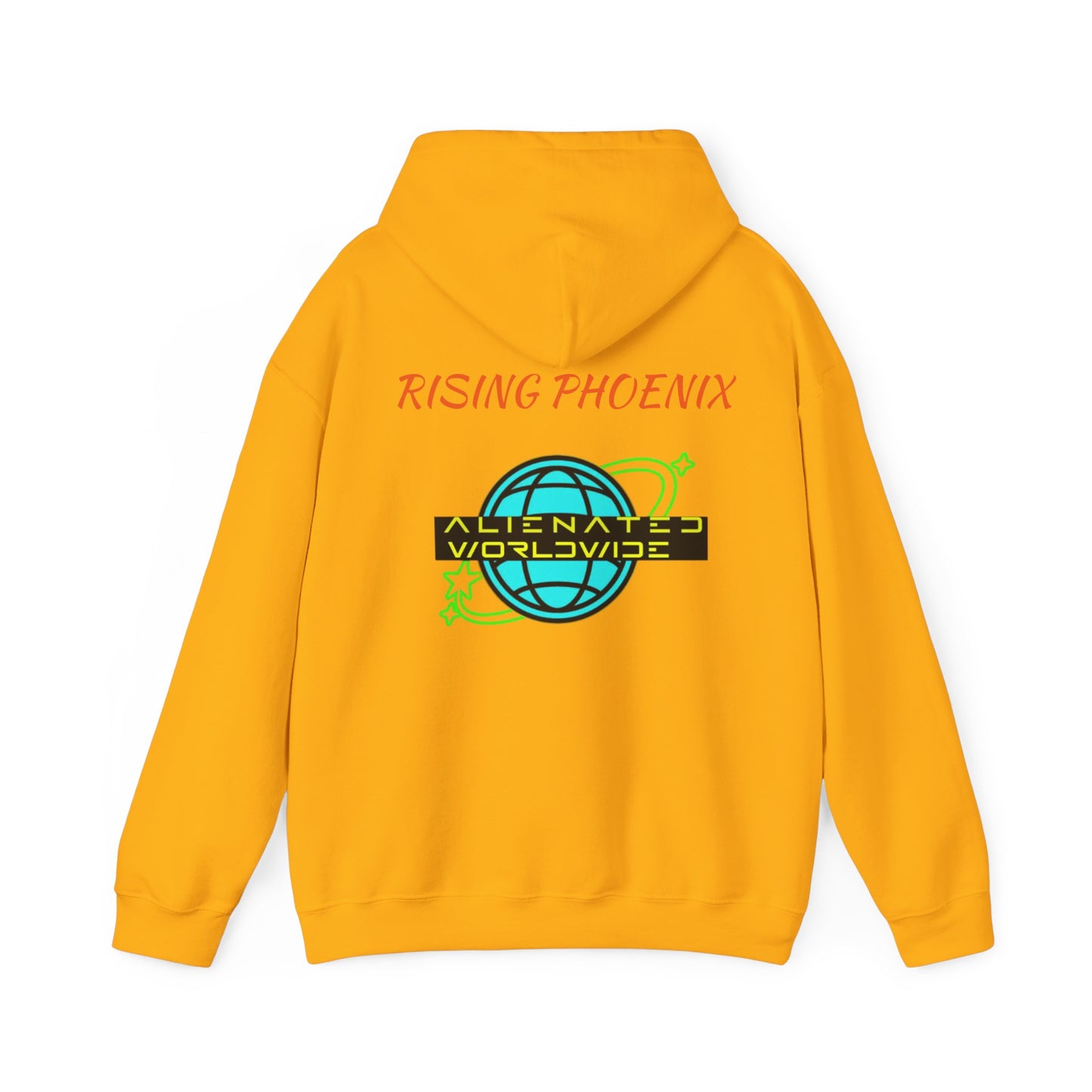 Rising angle Heavy Blend™ Hooded Sweatshirt