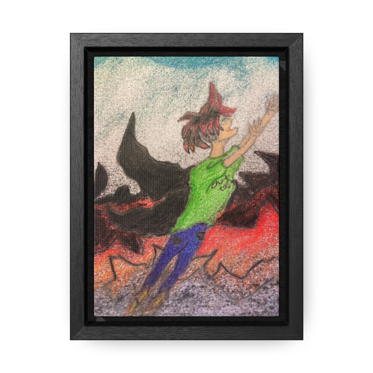 Rising phoenix Gallery Canvas Wraps, Vertical Frame