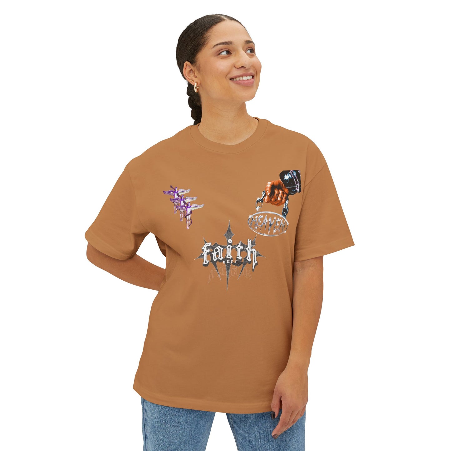 Faith Over Fear Oversized Tees