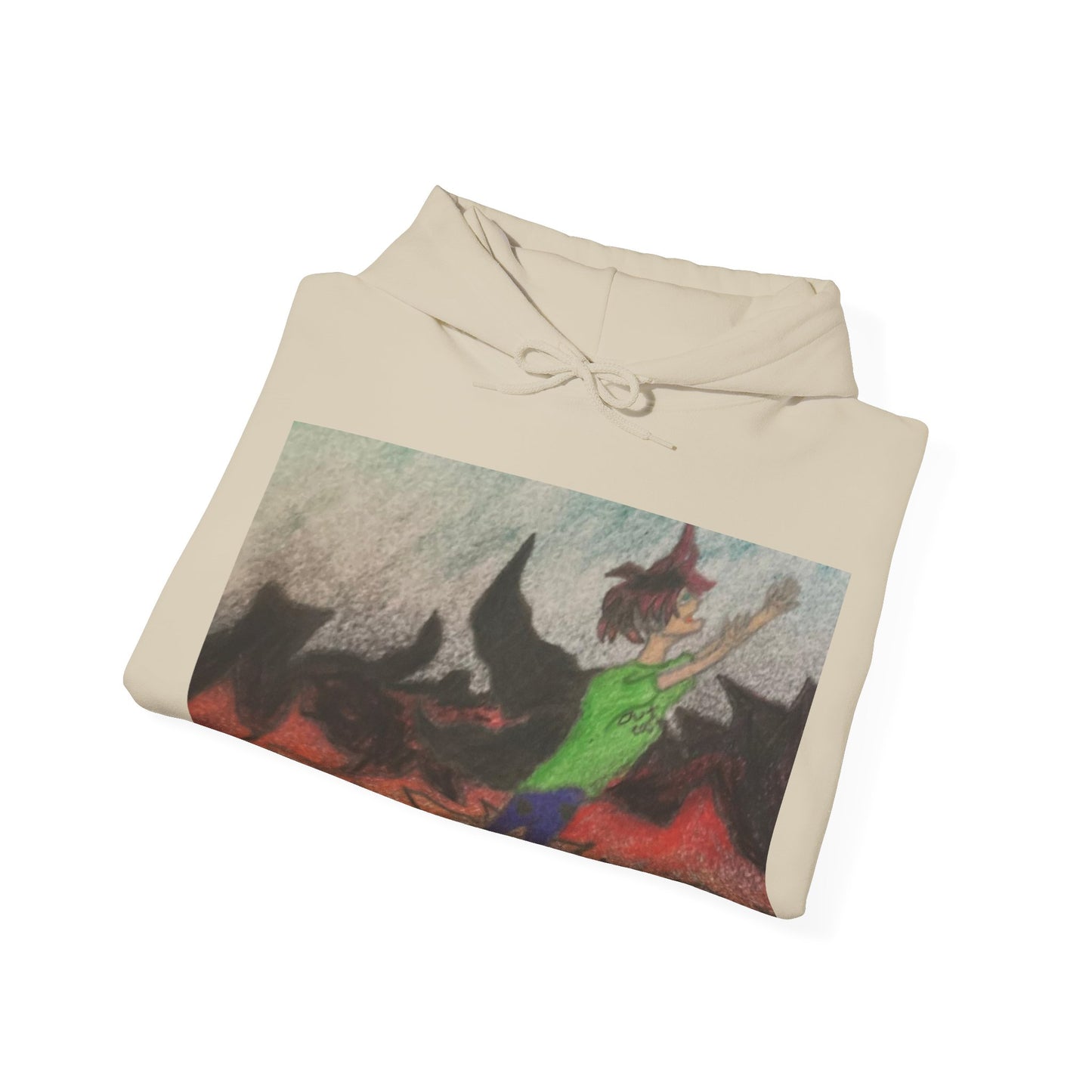 Rising angle Heavy Blend™ Hooded Sweatshirt