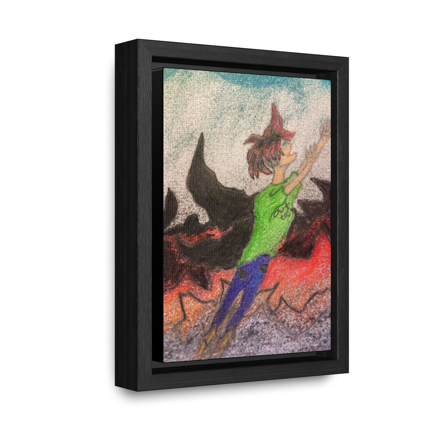 Rising phoenix Gallery Canvas Wraps, Vertical Frame
