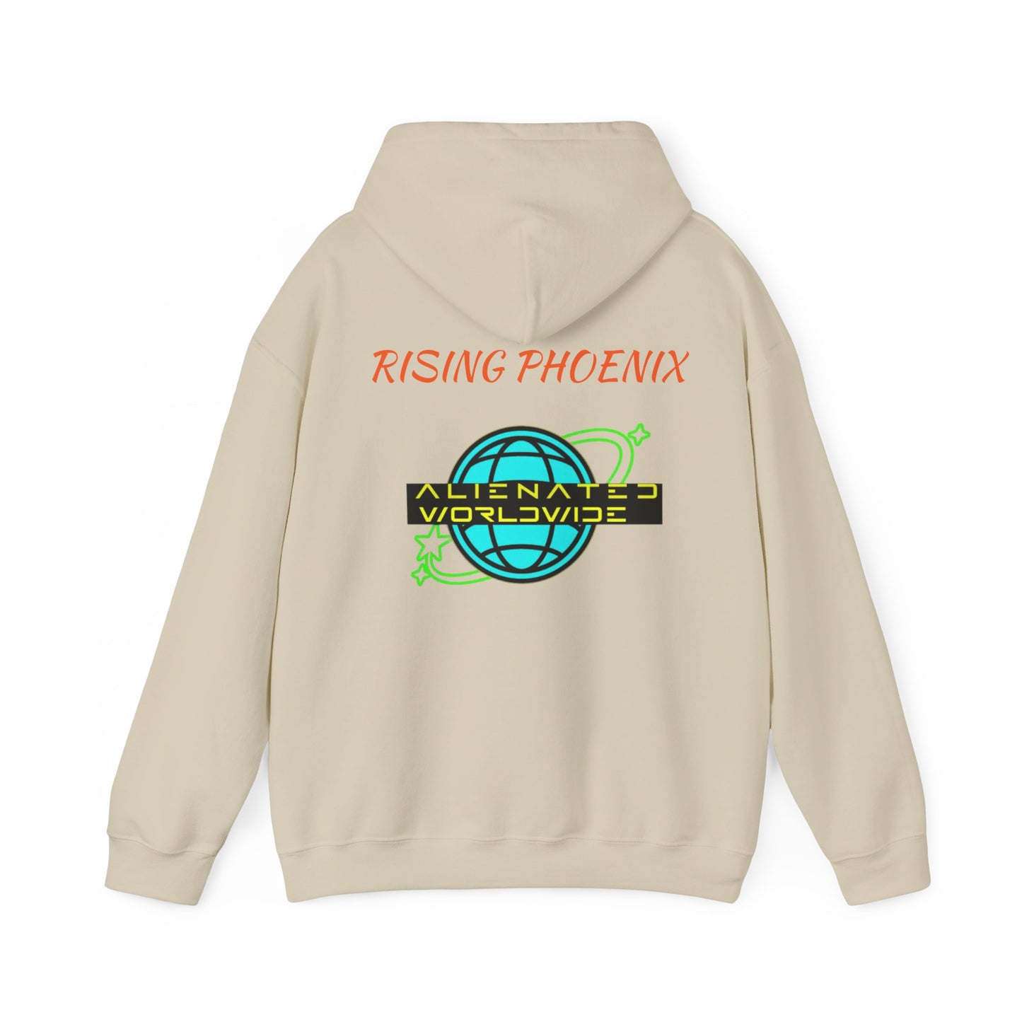 Rising angle Heavy Blend™ Hooded Sweatshirt