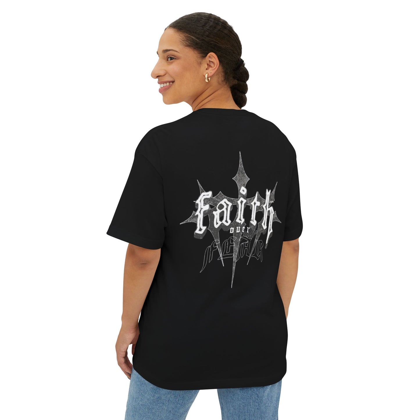 Faith Over Fear Oversized Tees