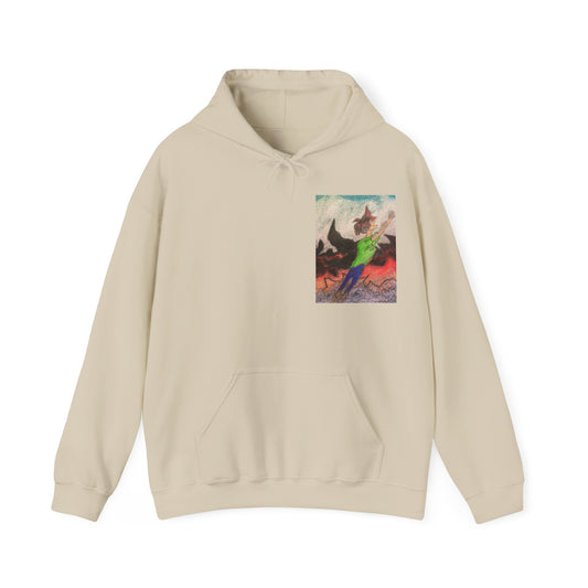 Rising angle Heavy Blend™ Hooded Sweatshirt
