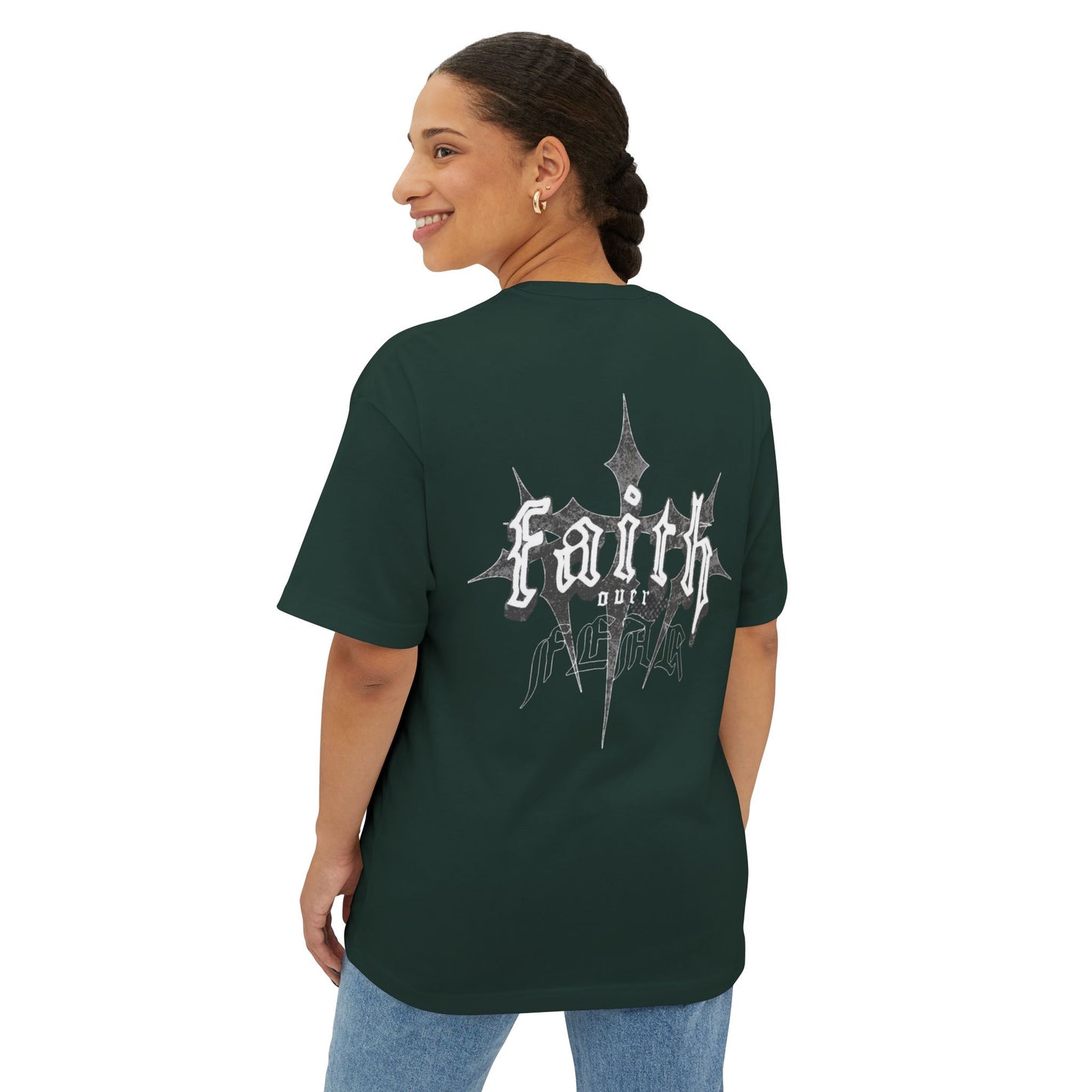 Faith Over Fear Oversized Tees