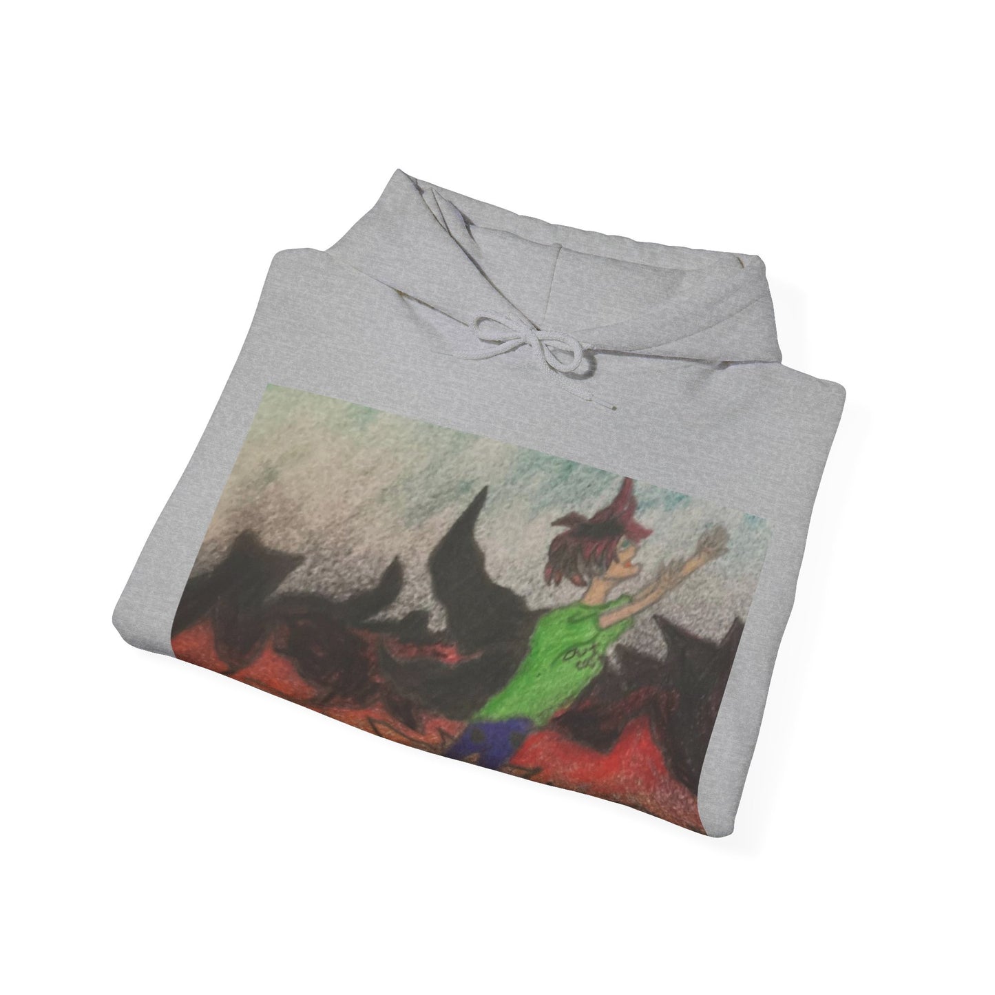 Rising angle Heavy Blend™ Hooded Sweatshirt