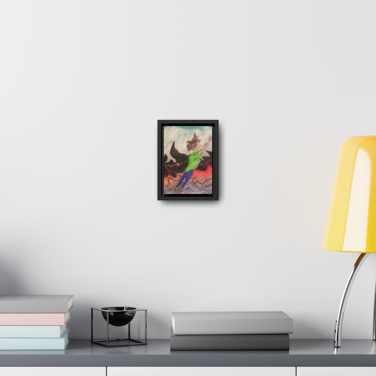 Rising phoenix Gallery Canvas Wraps, Vertical Frame