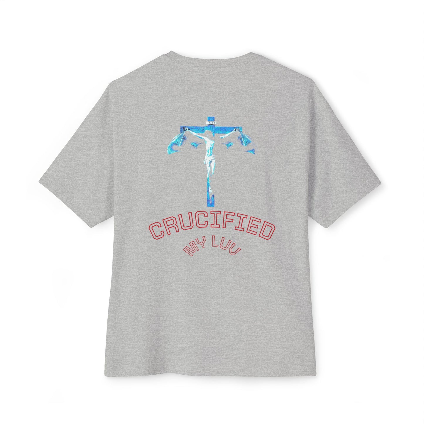 Bat Jesus Casual Oversized T-Shirt, Streetwear, for Him/Her