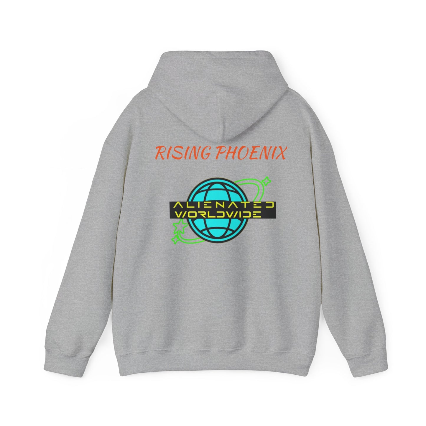 Rising angle Heavy Blend™ Hooded Sweatshirt