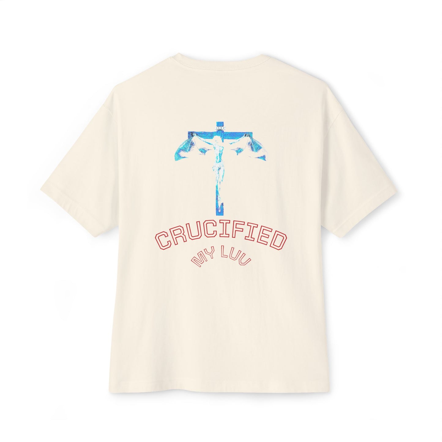 Bat Jesus Casual Oversized T-Shirt, Streetwear, for Him/Her