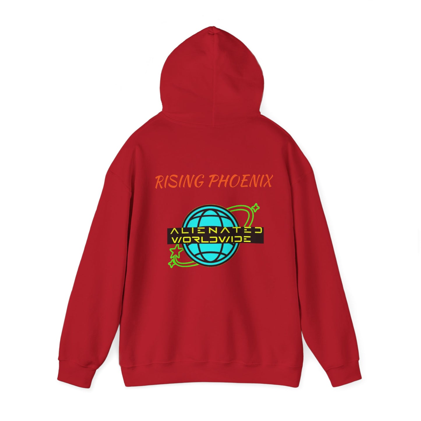 Rising angle Heavy Blend™ Hooded Sweatshirt