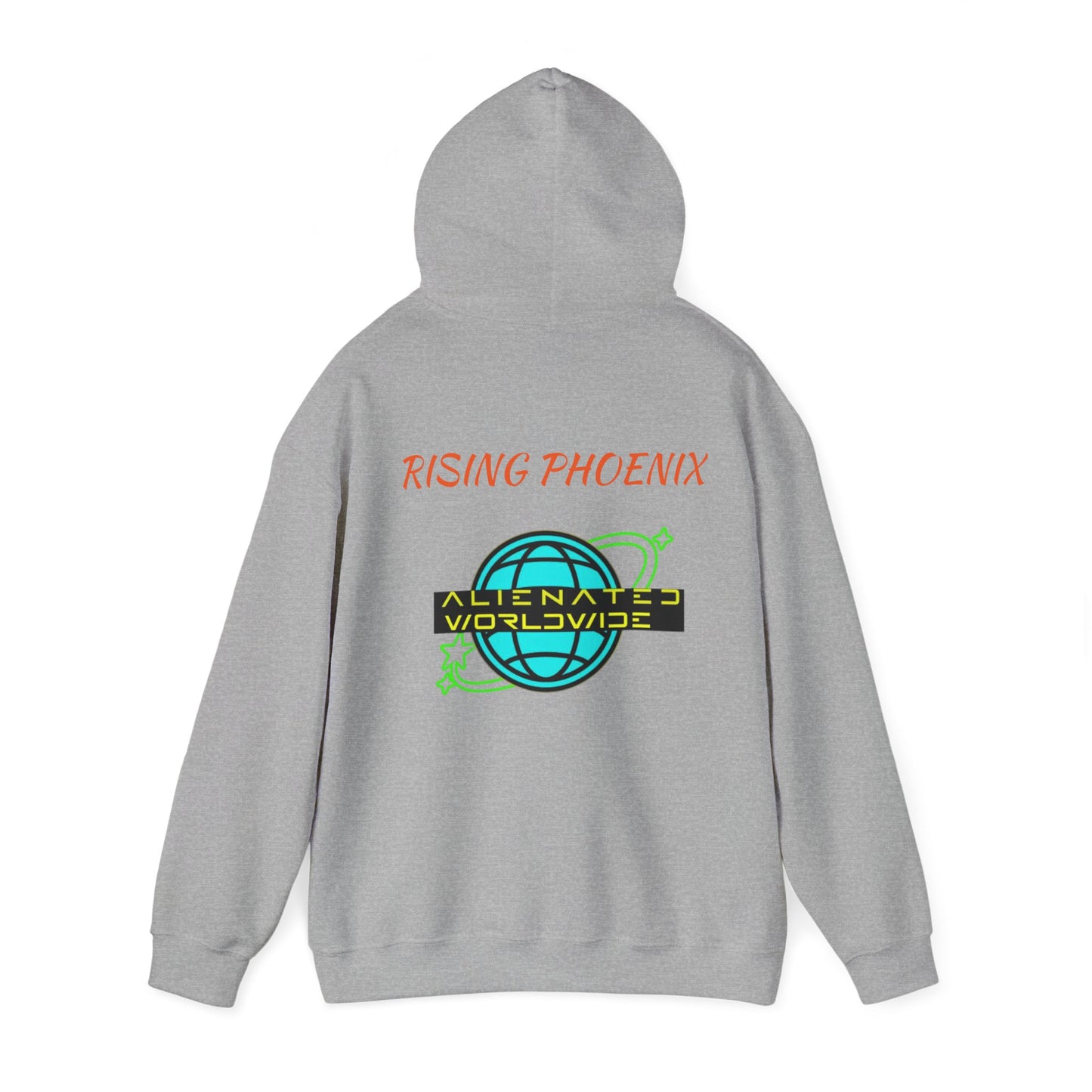 Rising angle Heavy Blend™ Hooded Sweatshirt