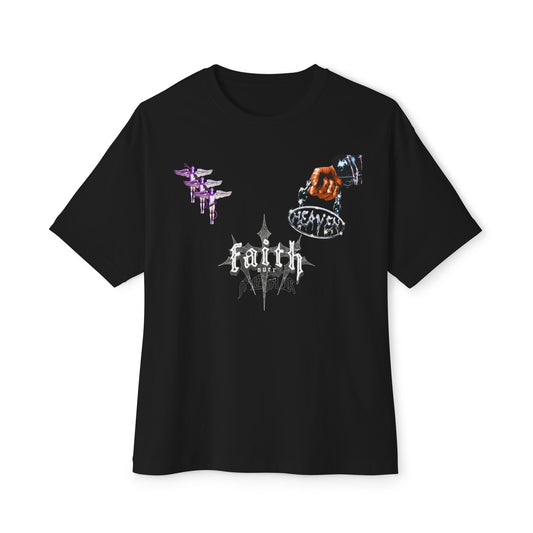 Faith Over Fear Oversized Tees