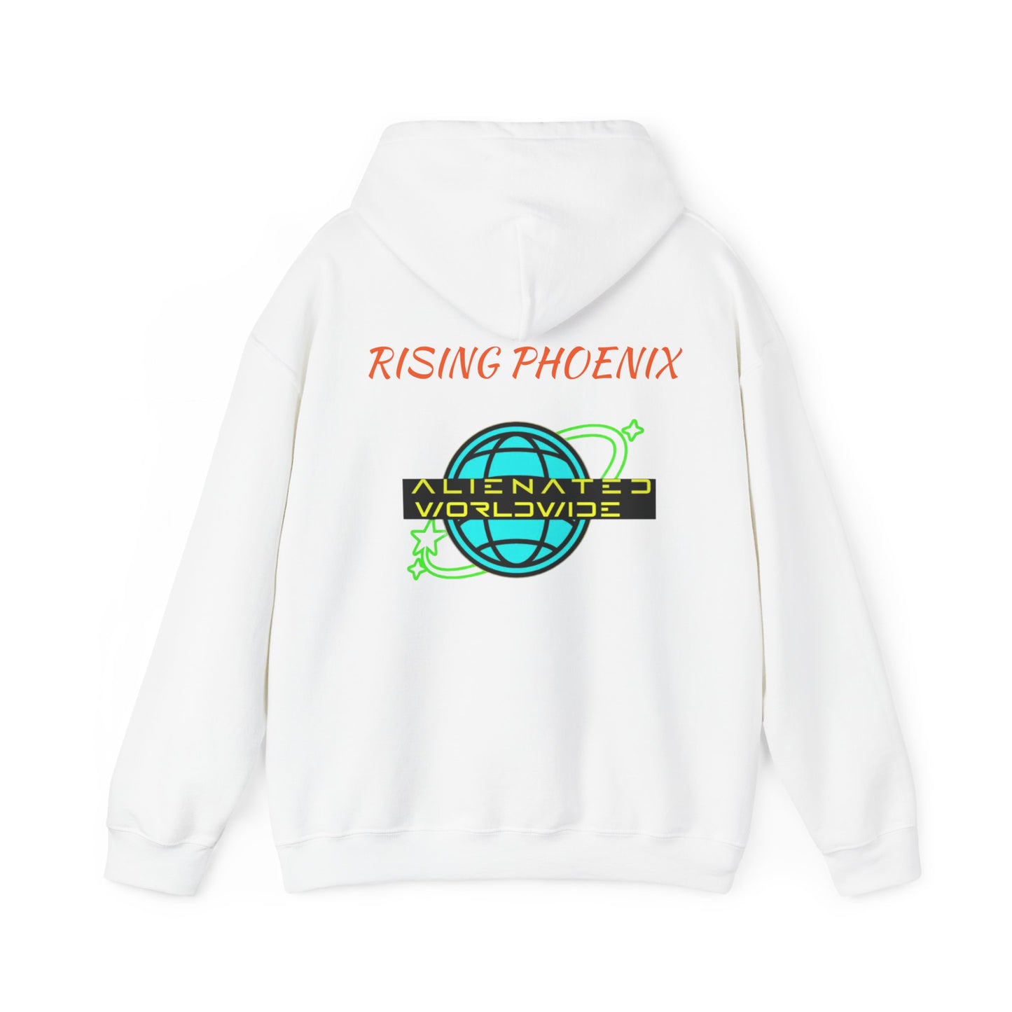 Rising angle Heavy Blend™ Hooded Sweatshirt