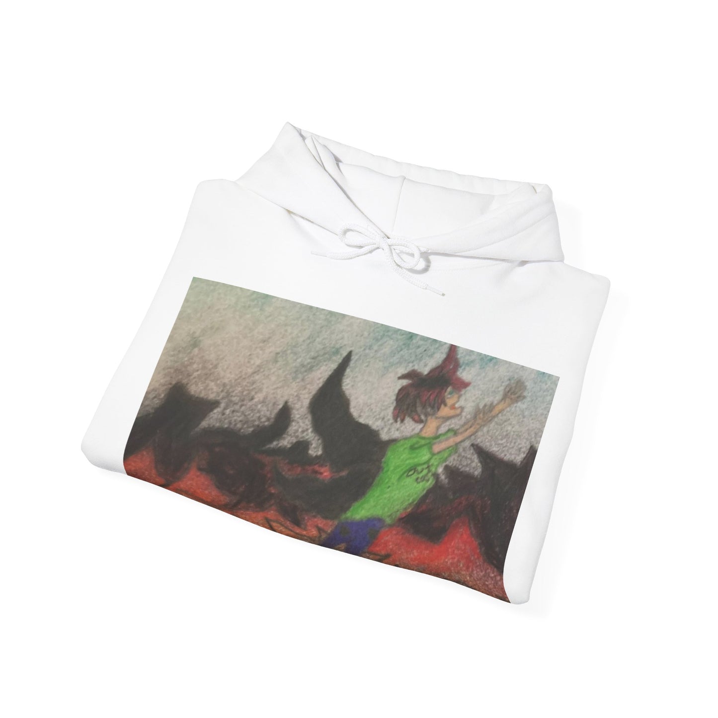 Rising angle Heavy Blend™ Hooded Sweatshirt