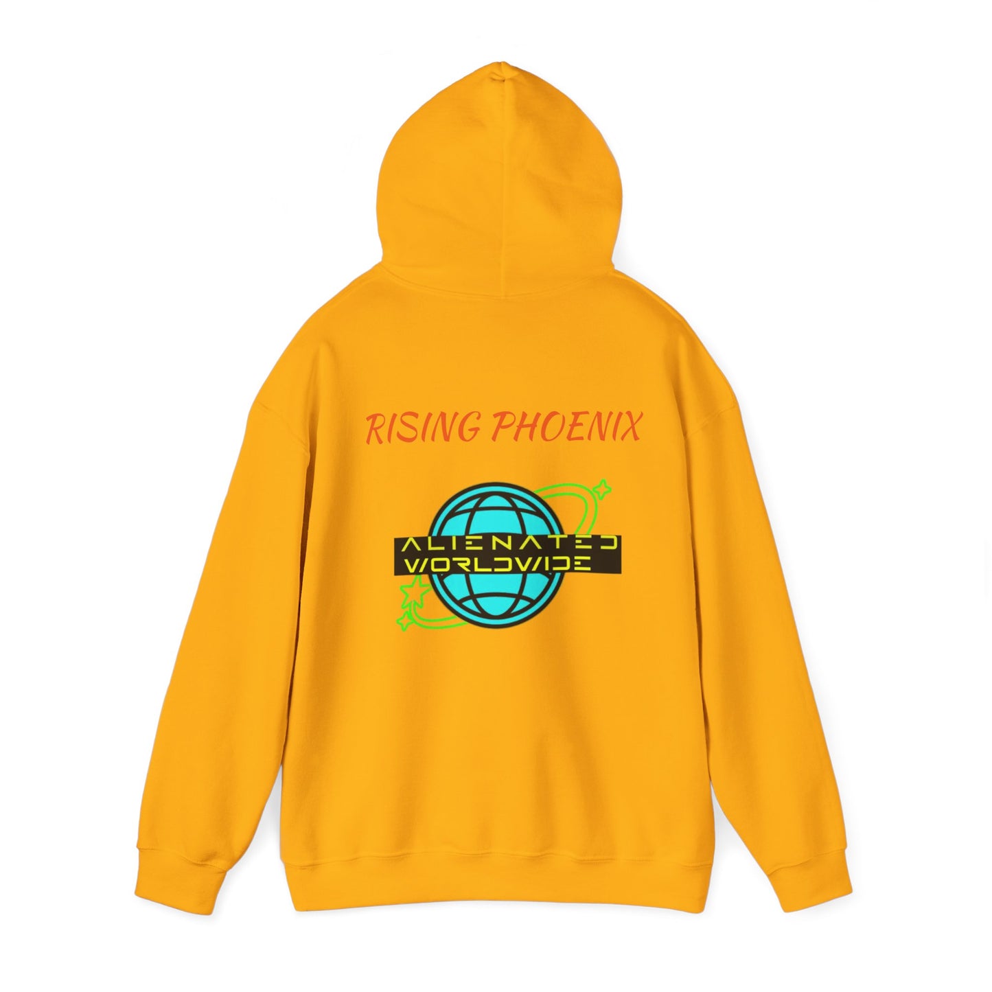 Rising angle Heavy Blend™ Hooded Sweatshirt